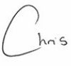 BRACE Director Chris William's Signature